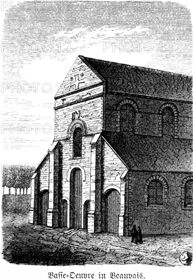 Église Notre-Dame-de-la-Basse-Œuvre de Beauvais, Saint-Étienne parish church, listed building,