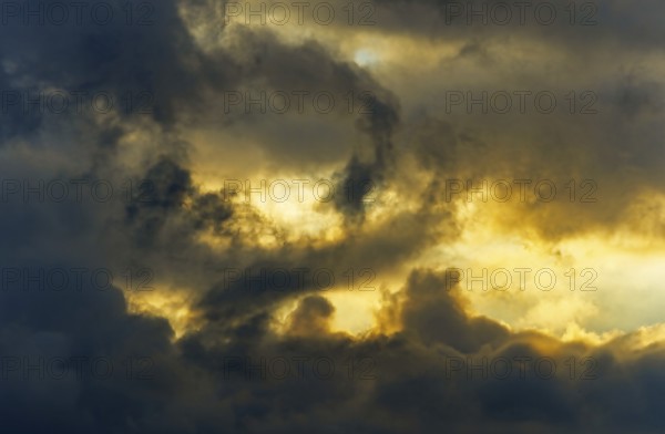 Nature, sunrise, sky, clouds, Gutach im Breisgau, Germany, Europe