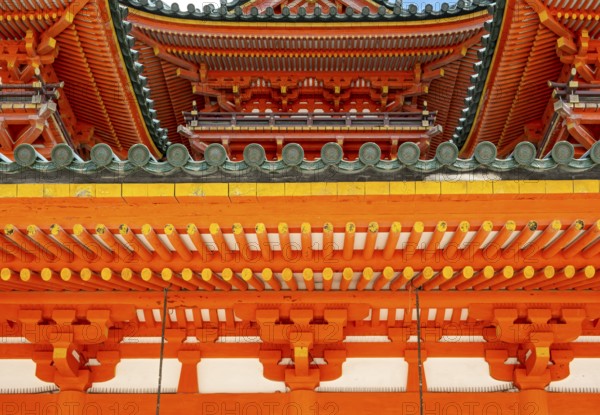 Heian-jingu Shrine, Kyoto, Japan, Asia