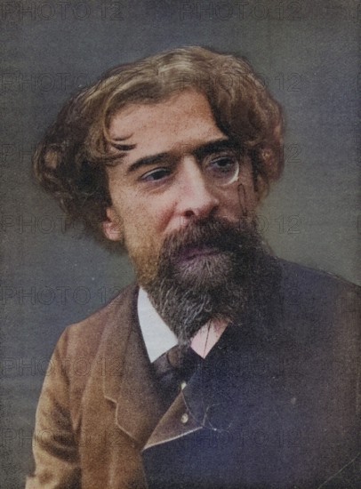 Alphonse Daudet, 1840-1897 French novelist. From the book The Masterpiece Library of Short Stories,