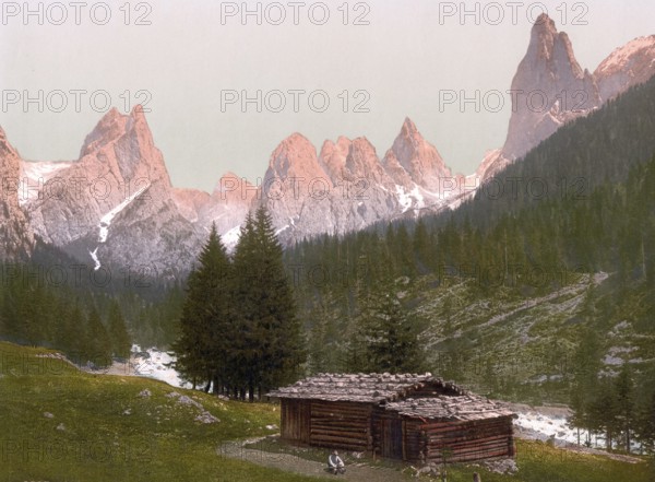 The Tschamin Valley, formerly Austria-Hungary, today South Tyrol, Italy, Historical, digitally