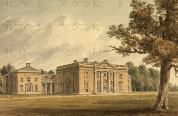 Baldersby, a village and civil parish in North Yorkshire, England, digitally restored reproduction