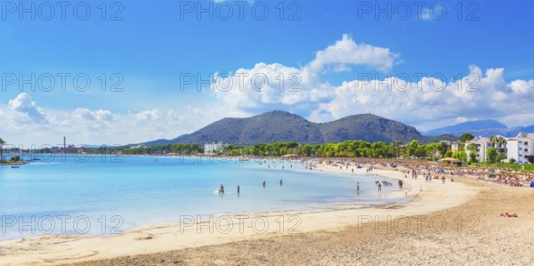 Port de Alcudia beach, Mallorca, Balearic Islands, Spain, Europe