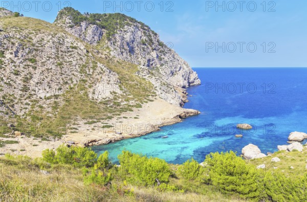 Figuera beach (Cala Figuera), Mallorca, Balearic Islands, Spain, Europe