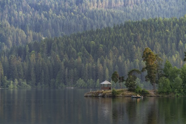 Schluchsee reservoir, Black Forest, Baden-Württemberg, Germany, Europe