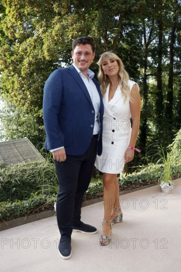 Riccardo Marinello and Annemarie Eilfeld at the event Landpartie with Julian F.M. Stöckel at the