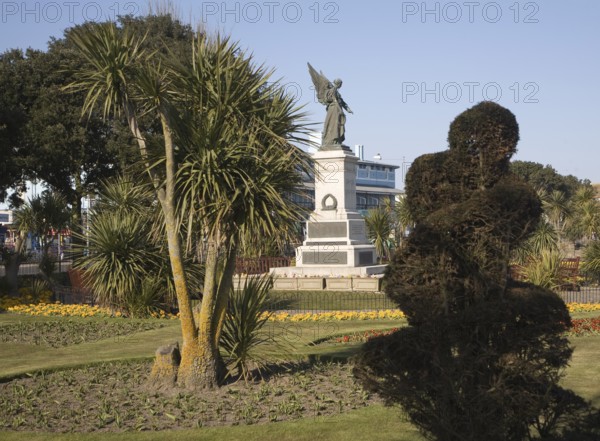 War Memorial in the Memorial Garden, Marine Parade West, Clacton on Sea, Essex, England, United