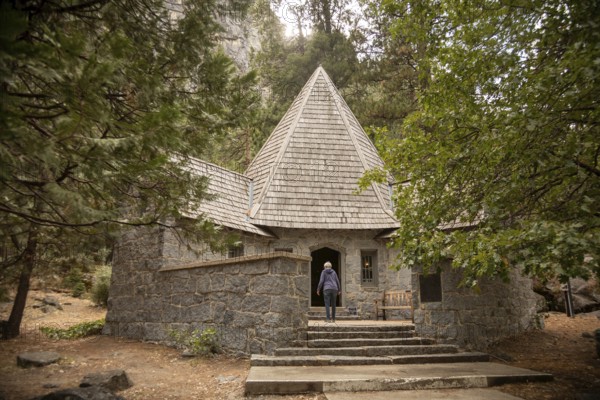 Yosemite National Park, California - The Yosemite Conservation Heritage Center, built by the Sierra