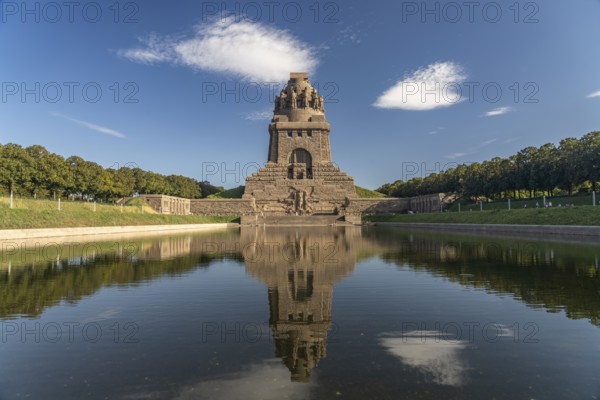 Monument to the Battle of the Nations in Leipzig, Saxony, Germany, Europe