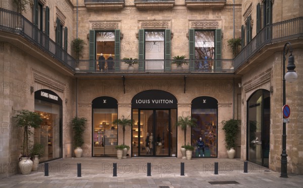 Louis Vuitton Brand Store, Logo, Store, Palma de Majorca, Majorca, Balearic Islands, Balearic