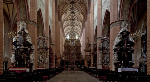 Former Cistercian church, nave facing east, St., Sankt, Saint