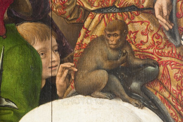 Passion altar from the Greveraden Chapel of the cathedral by Hans Memling, Bruges 1491, detail
