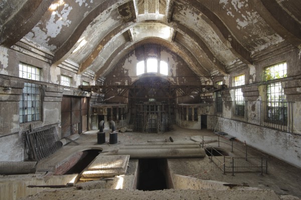 Krefeld, old wastewater treatment plant, old sewage treatment plant