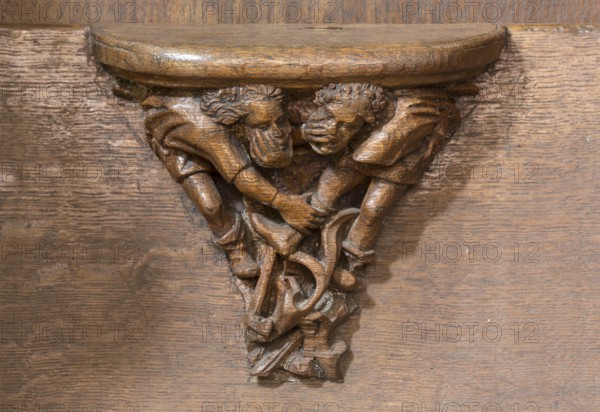 Constance, Minster, choir stalls, sculptors Heinrich Yselin and Simon Haider, c. 1470,