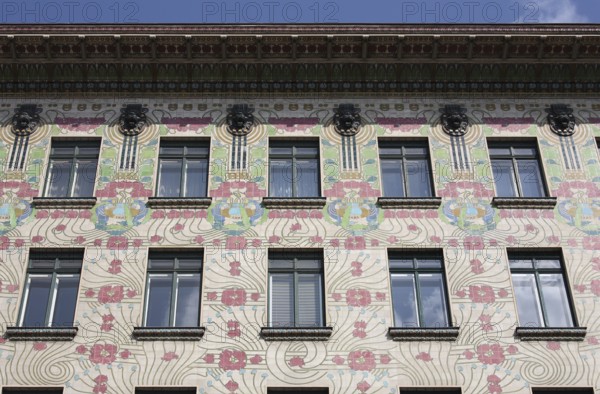 Vienna, Linke Wienzeile No. 40, residential building by Otto Wagner 1898-1899
