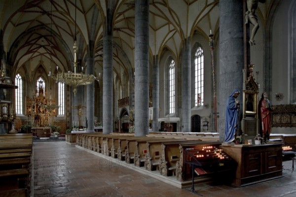 Austria Schwaz/Tyrol St Mary's Assumption. Interior facing south-east, St, Saint, Saint