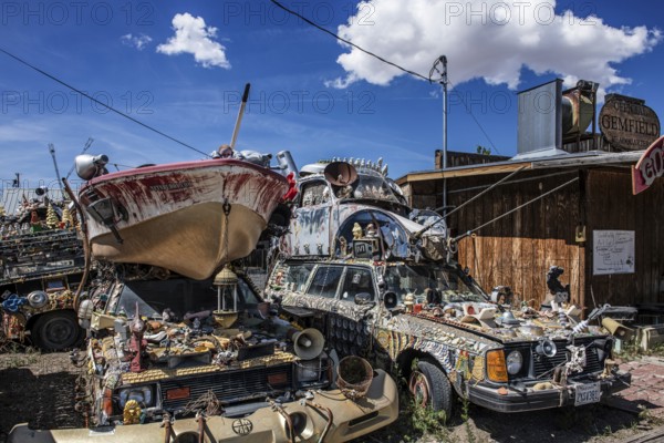 Scrap and curio dealer in Goldfield, Nevada, USA, North America