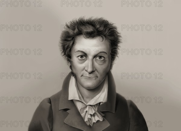 Ernst Theodor Amadeus Hoffmann, or E. T. A. Hoffmann, 1776 - 1822, German Romantic author of
