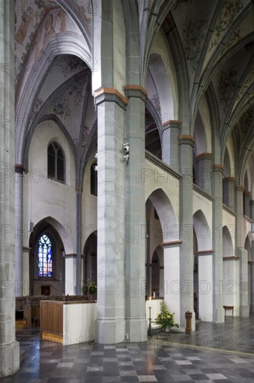 North aisle, view to the south-west towards the nave, St., Sankt, Saint
