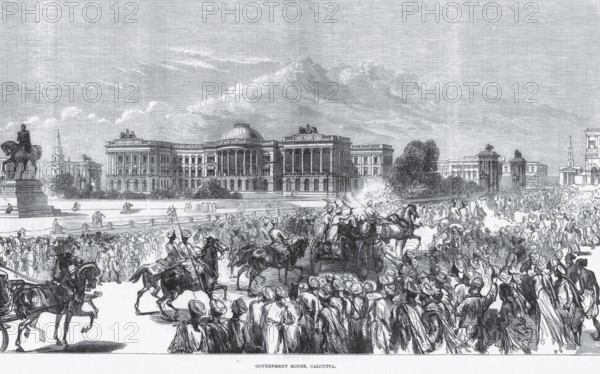 Government House, Calcutta, West Bengal, India, Asia