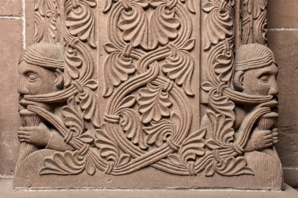 Worms, St Peter's Cathedral, east choir, decorated mural on the north side