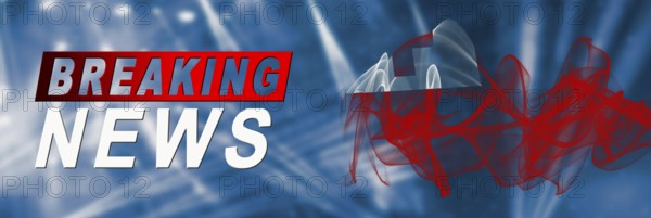 Tonga Breaking News, Smoke Flag Background