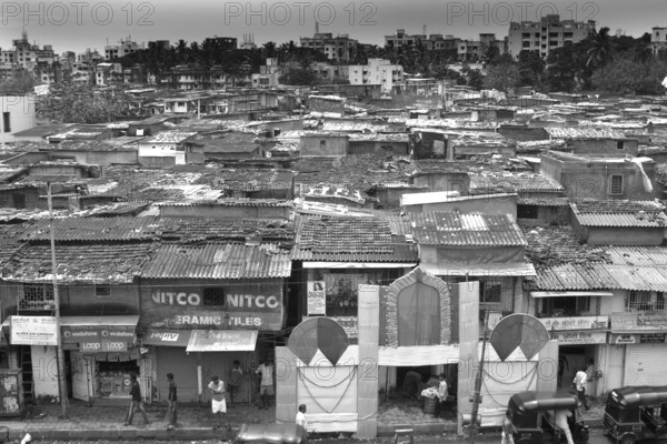 Slum, Goregaon, Bombay Mumbai, Maharashtra, India, Asia