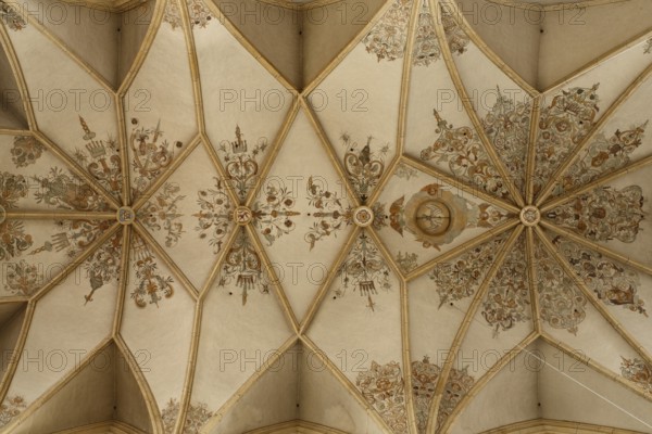Started in 1410 by Hans von Burghausen, vault in the choir, St., Sankt, Saint