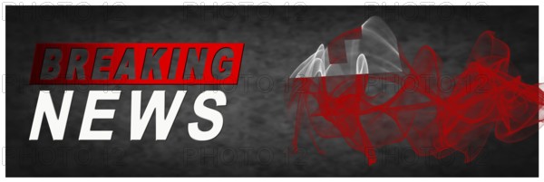 Tonga Breaking News, Smoke Flag Background