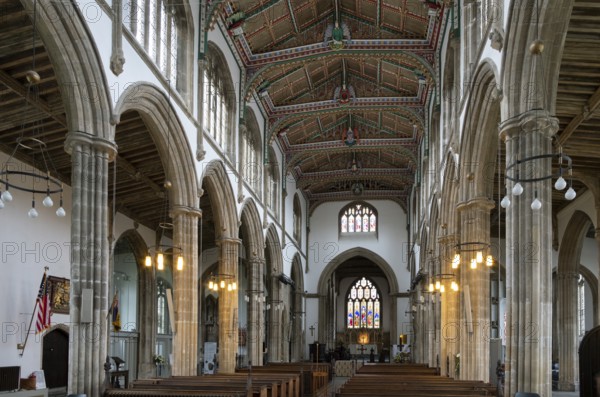 Wells, St Cuthbert, view to the east