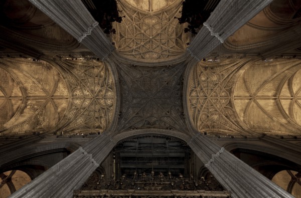 Seville, Cathedral, Vault of the Cathedral, St., Saint, Saint