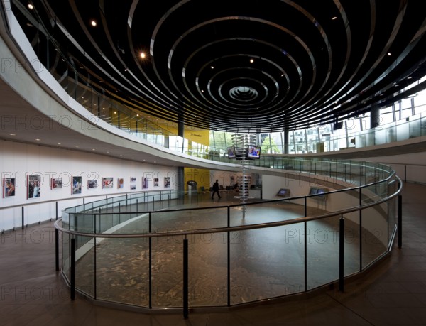 Completed in 2002 by Norman Foster and Partners, exhibition vestibule