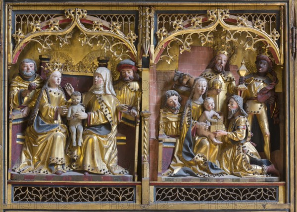 All Saints' Retable, Adoration of the Magi, St., Saint, Saint