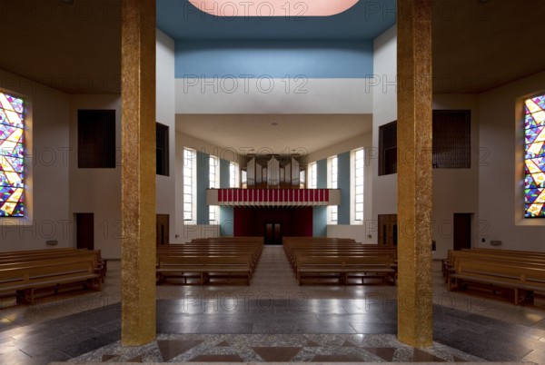 Wilhelm Ulrich 1929-1930, view of the organ, furnishings added later, St., Sankt, Saint
