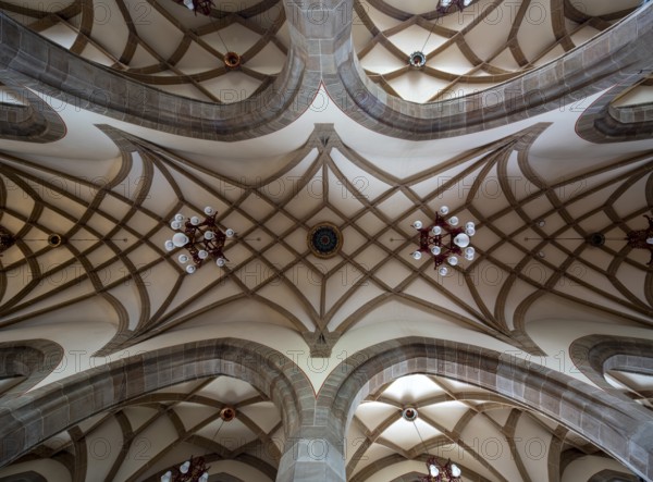 Balingen, town church (Church of Our Dear Lady), view into the vault