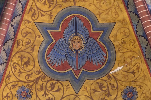 Built in 1893, ceiling paintings by Adolf Quensen, St., Sankt, Saint