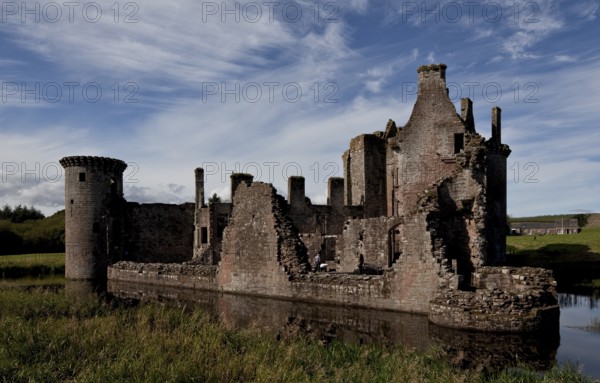Caerlaverock Castle near Dumfries