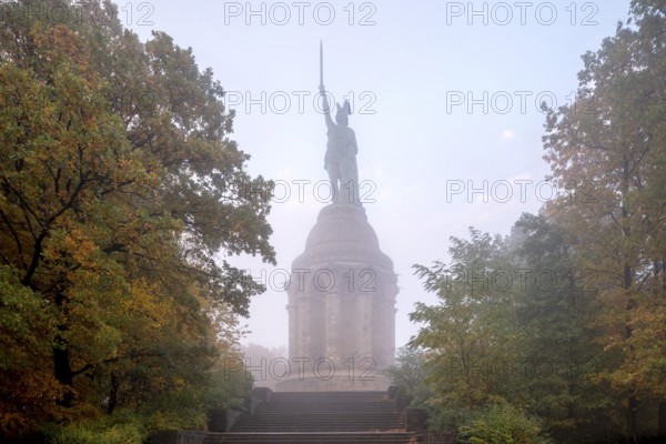 Detmold, Hermannsdenkmal, built 1838 - 1875 according to designs by Ernst von Bandel and