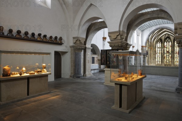 West gallery, view to the south-west into the treasury, St., Sankt, Saint
