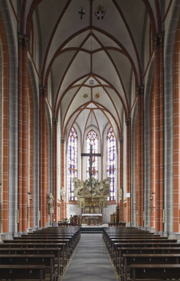 Nave, view to the east, St., Sankt, Saint