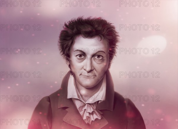 Ernst Theodor Amadeus Hoffmann, or E. T. A. Hoffmann, 1776 - 1822, German Romantic author of