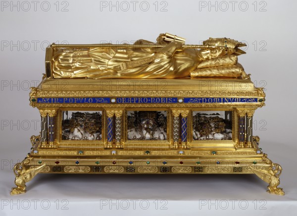 Reliquary in the crypt of St Wolfgang, 1877, St, Saint, Saint