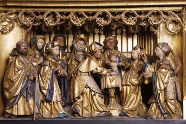 Altar of the Cross, Antwerp retable from the 16th century, detail, St., Sankt, Saint