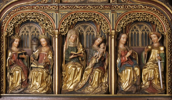 Annenaltar in the southern side choir, St., Sankt, Saint