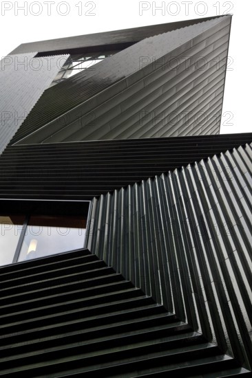 Built 2008-2010 by Manuel Herz, exterior view, exterior architecture of the prayer hall