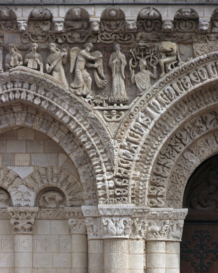 West façade, detail, St., Saint, Saint