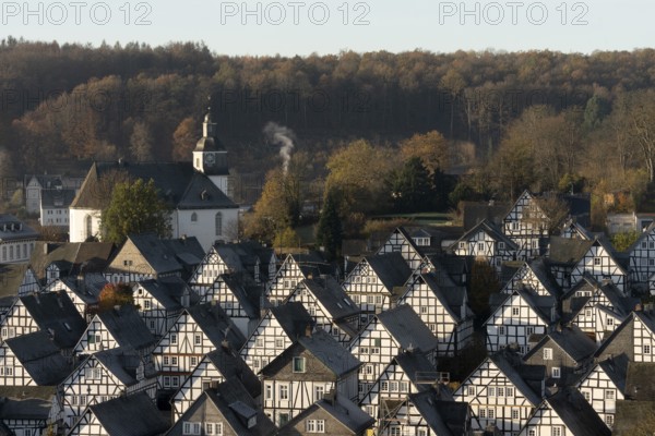 Freudenberg, the old town centre built entirely in half-timbered construction