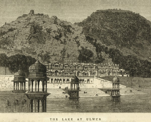 The Lake at Ulwur, Alwar, Rajasthan, India, Asia