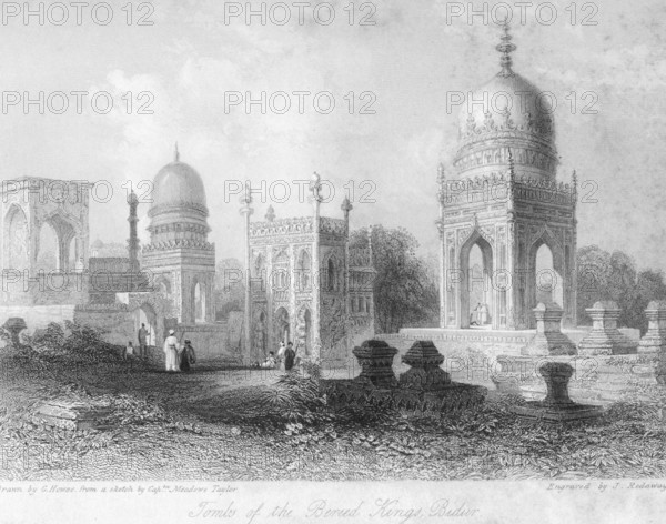 Tombs Of Bereed Kings, Bidur, Nepal, Asia