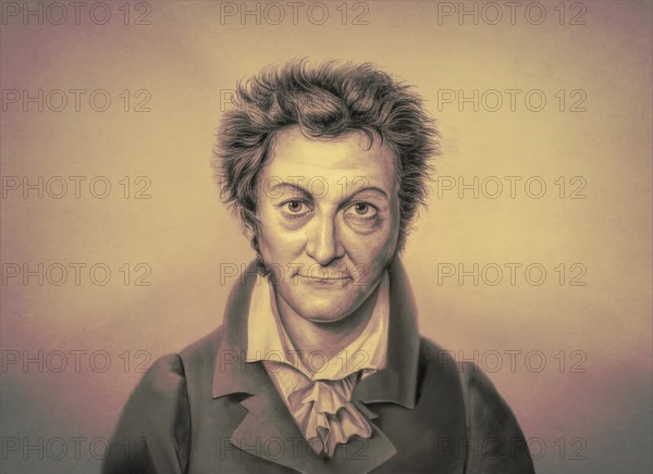 Ernst Theodor Amadeus Hoffmann, or E. T. A. Hoffmann, 1776 - 1822, German Romantic author of